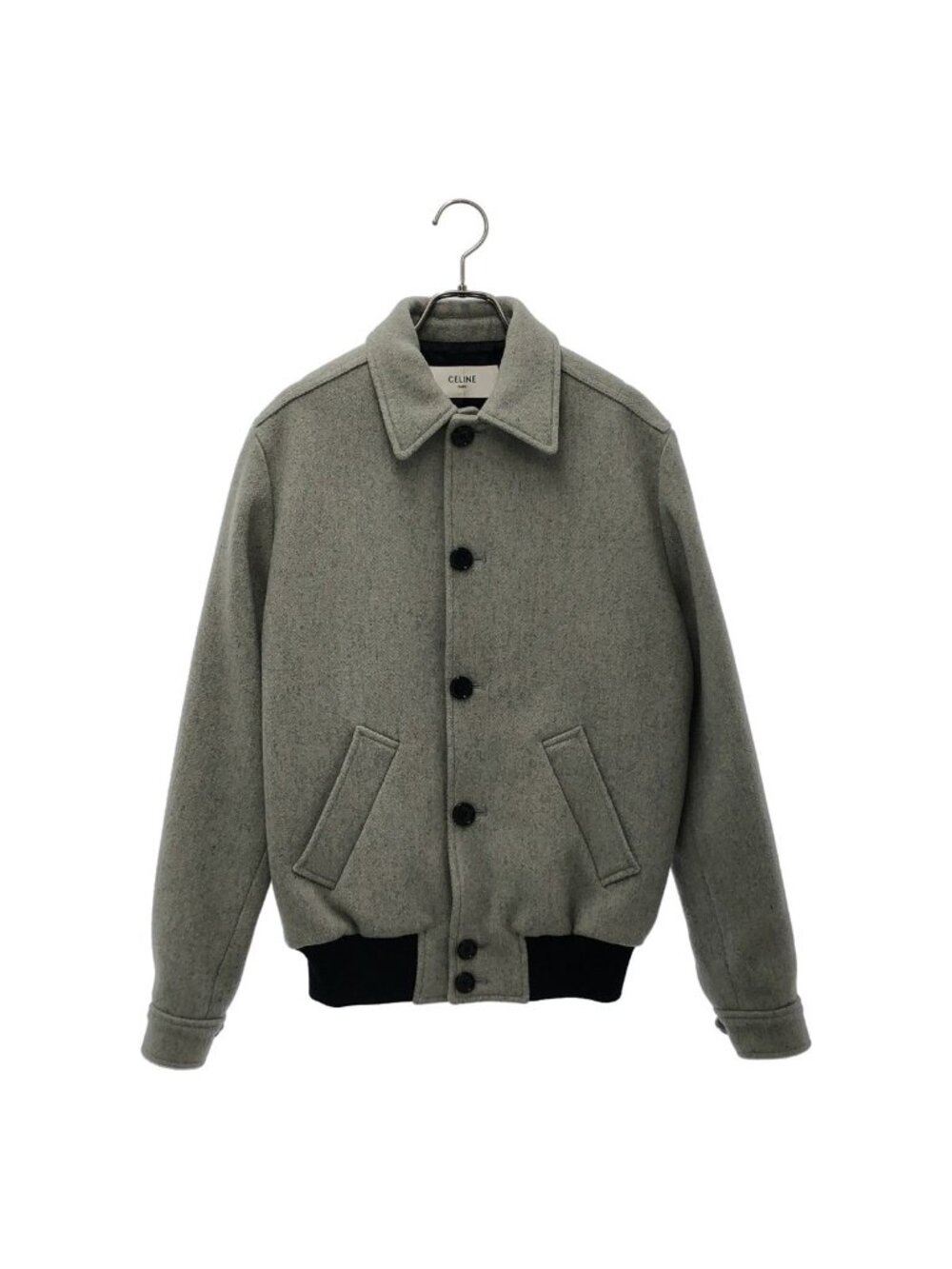 Celine Teddy Jacket Gray 34
